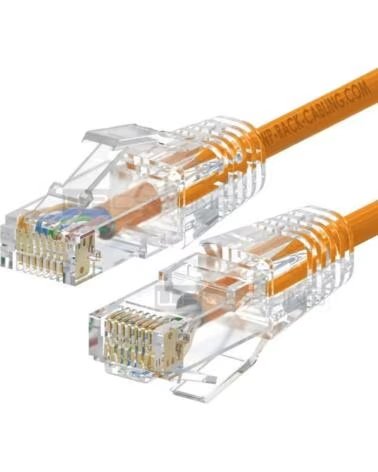 WP EUROPEAN CABLING SOLUTION Cable de red slim wp latiguillo rj45 u - utp cat 6a 0 5m naranja