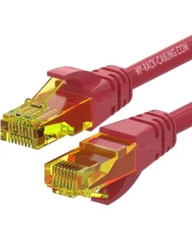 WP EUROPEAN CABLING SOLUTION Cable de red wp latiguillo rj45 u - utp cat 6a 0 5m rojo