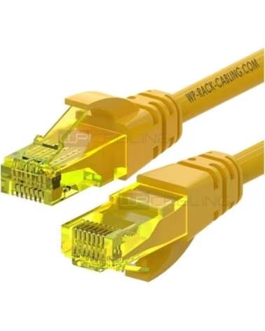 WP EUROPEAN CABLING SOLUTION Cable de red wp latiguillo rj45 u - utp cat 6a 0 5m amarillo