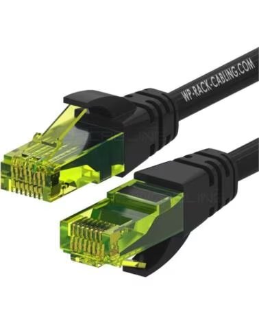 WP EUROPEAN CABLING SOLUTION Cable de red wp latiguillo rj45 u - utp cat 6a 1m negro