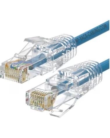 WP EUROPEAN CABLING SOLUTION Cable de red slim wp latiguillo rj45 u - utp cat 6a 1m azul