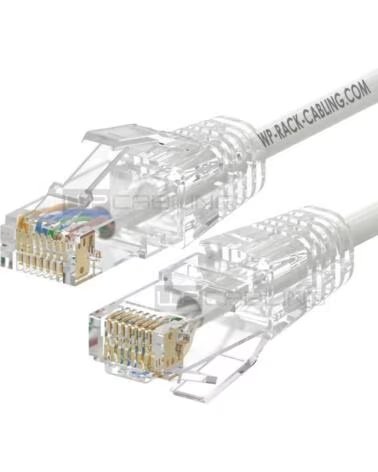 WP EUROPEAN CABLING SOLUTION Cable de red slim wp latiguillo rj45 u - utp cat 6a 1m blanco
