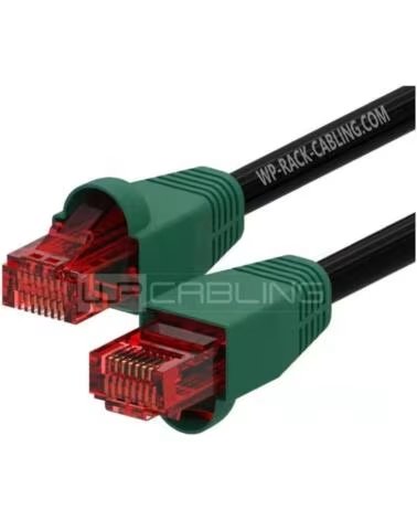 WP EUROPEAN CABLING SOLUTION Cable de red wp latiguillo rj45 u - utp ldpe cat 6 1m negro