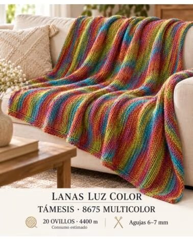 LUZ COLOR TÁMESIS 8675 MATIZADO MULTICOLORIDO · LÃ
