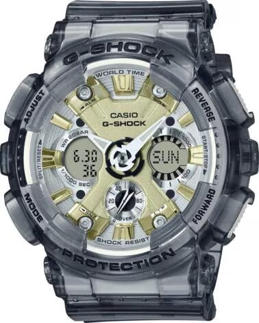 RELÓGIO CASIO G-SHOCK GMA-S120GS-8AER RESINA TRANSPARENTE GRIS