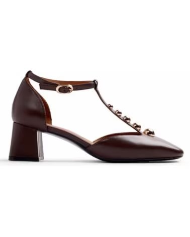 GIOSEPPO ESCARPINS À TALONS POUR FEMME 80171 CLOUS MARRON