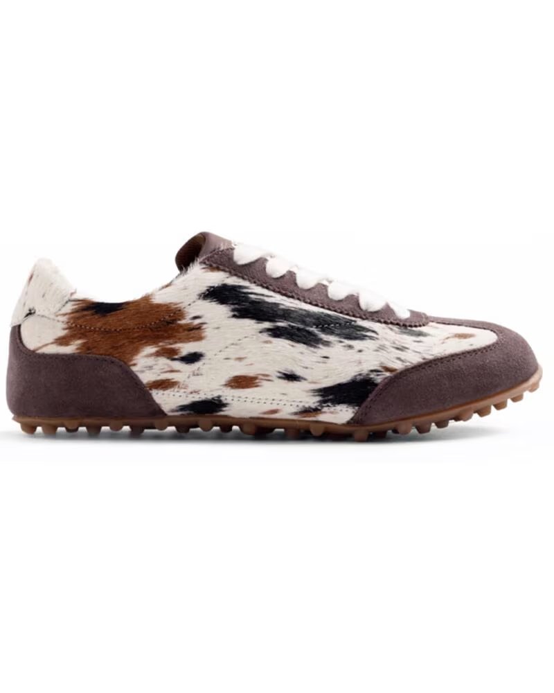 GIOSEPPO BASKETS EN CUIR MOTIF VACHE 80219 VACA