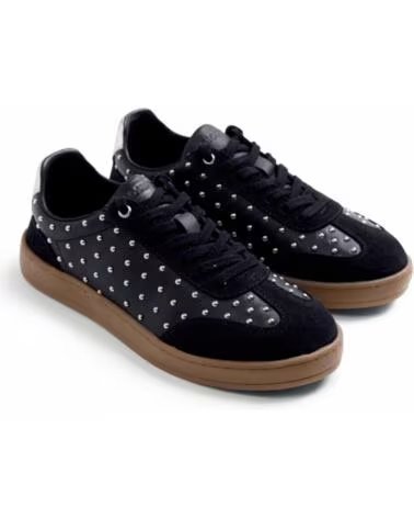 GIOSEPPO LEDER SNEAKER MIT NIETEN 80670 NEGRO