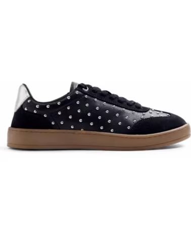 GIOSEPPO LEDER SNEAKER MIT NIETEN 80670 NEGRO