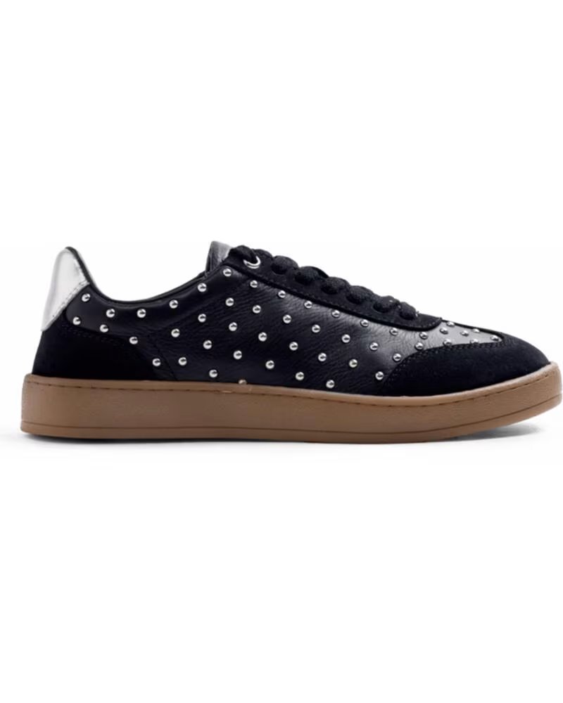 GIOSEPPO LEDER SNEAKER MIT NIETEN 80670 NEGRO