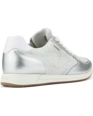 GEOX JENSEA W DAMEN SNEAKER AUS LEDER IN GRAU GREY