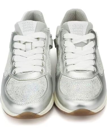 GEOX JENSEA W DAMEN SNEAKER AUS LEDER IN GRAU GREY