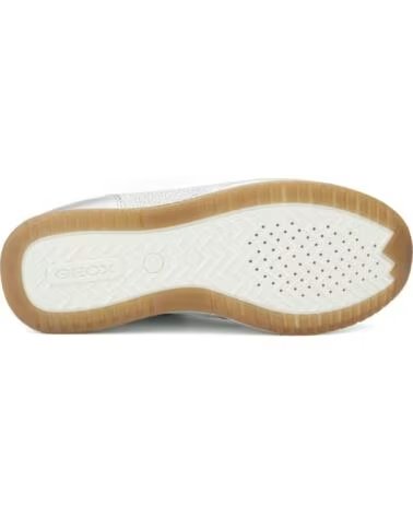 GEOX JENSEA W DAMEN SNEAKER AUS LEDER IN GRAU GREY