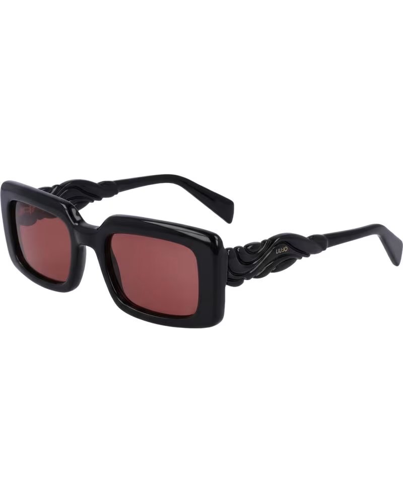 LIU JO Gafas de Sol Mujer Rectangulares de Acetato LJ806S NEGRO