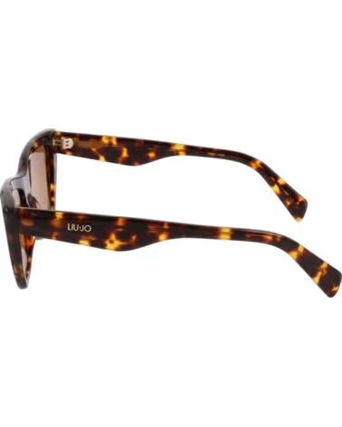 LIU JO Gafas de Sol Mujer Rectangulares de Acetato LJ802S HAVANA