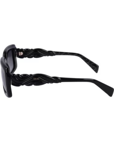 LIU JO Gafas de Sol Mujer Rectangulares de Acetato LJ806S NEGRO