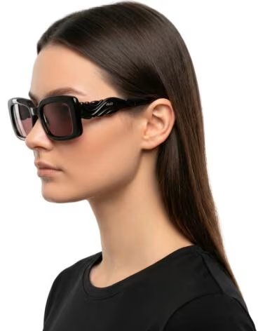 LIU JO Gafas de Sol Mujer Rectangulares de Acetato LJ806S NEGRO