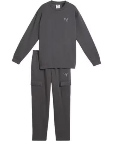 PUMA SURVÊTEMENT ESS ELEVATED GRIS ENFANT 695218-34