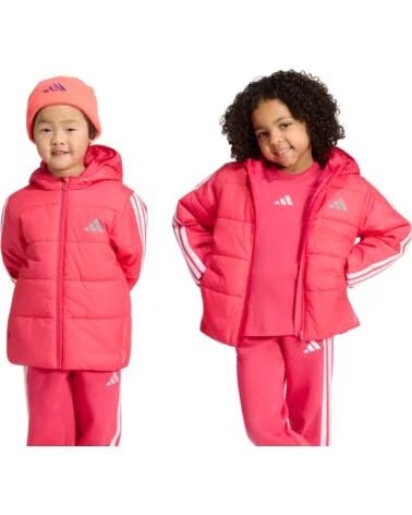 ADIDAS GESTEPPTE KAPUZENJACKE FÜR MÄDCHEN ROSA