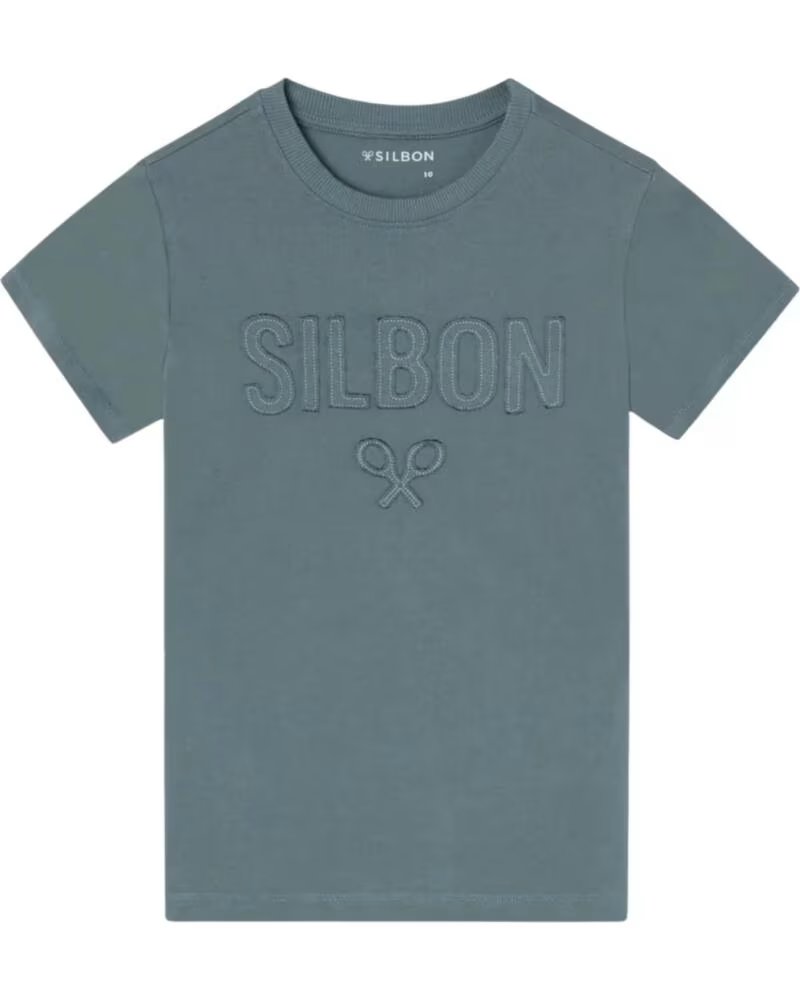 SILBON KURZARM-T-SHIRT FÜR JUNGEN GRÜN VERDE