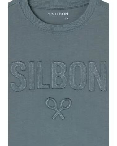 SILBON KURZARM-T-SHIRT FÜR JUNGEN GRÜN VERDE