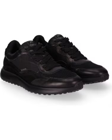CHIKA10 TREK 02 HERREN FREIZEIT SNEAKER AUS LEDER NEGRO-BLACK