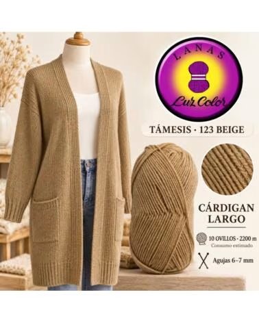 LUZ COLOR TaMESIS 123 BEIGE · LANAS