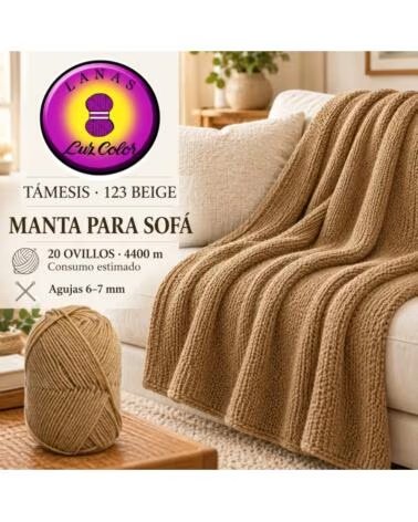 LUZ COLOR TaMESIS 123 BEIGE · LANAS