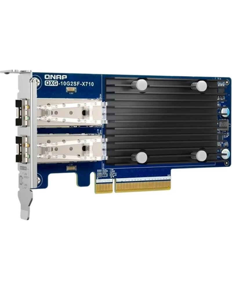 QNAP Tarjeta de red qxg - 10g2sf - x710 2x 10 gigabit sfp