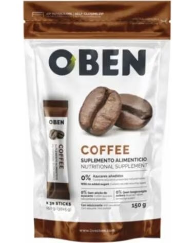 OBEN CAFE CAFE QUEMA GRASAS 30 SOBRES INDIVIDUALES SIN AZUCAR AnADIDO