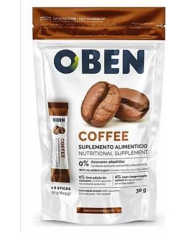 OBEN CAFE CAFE QUEMA GRASAS 6 SOBRES INDIVIDUALES SIN AZUCAR AnADIDO PARA 1 SEMANA