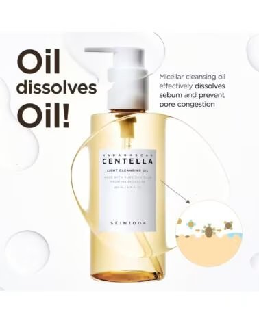 SKIN1004 MADAGASCAR CENTELLA DOUBLE CLEANSING DUO SET 2 ITENS DE LIMPEZA FACIAL