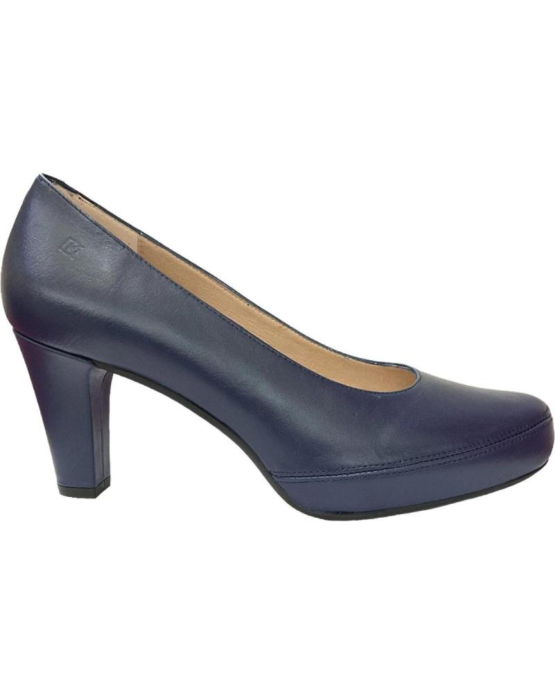 Zapatos de Mujer DORKING ZAPATOS SALON PIEL AZULES SUGAR OCEANO