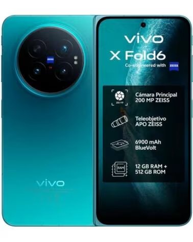 VIVO Smartphone X Fold6 12GB- 512GB- 6 51-8 02- 5G- Azul