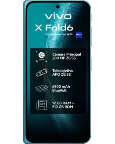 VIVO Smartphone X Fold6 12GB- 512GB- 6 51-8 02- 5G- Azul
