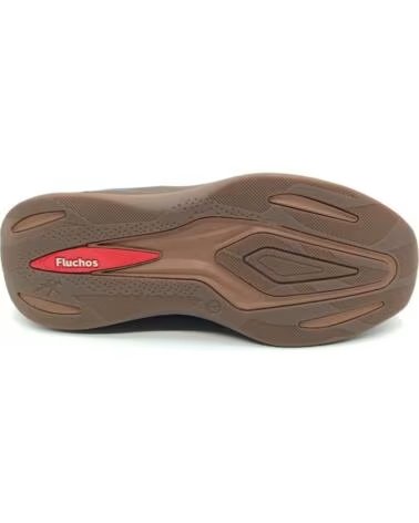 FLUCHOS SNEAKER SHOWSTEP F2565 EN CUIR MARRON MARRóN