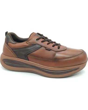 FLUCHOS SNEAKER SHOWSTEP F2565 EN CUIR MARRON MARRóN