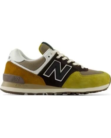 NEW BALANCE ZAPATILLAS 574 U5747O9 NEGRO-MARRÓN VARIOS COLORES