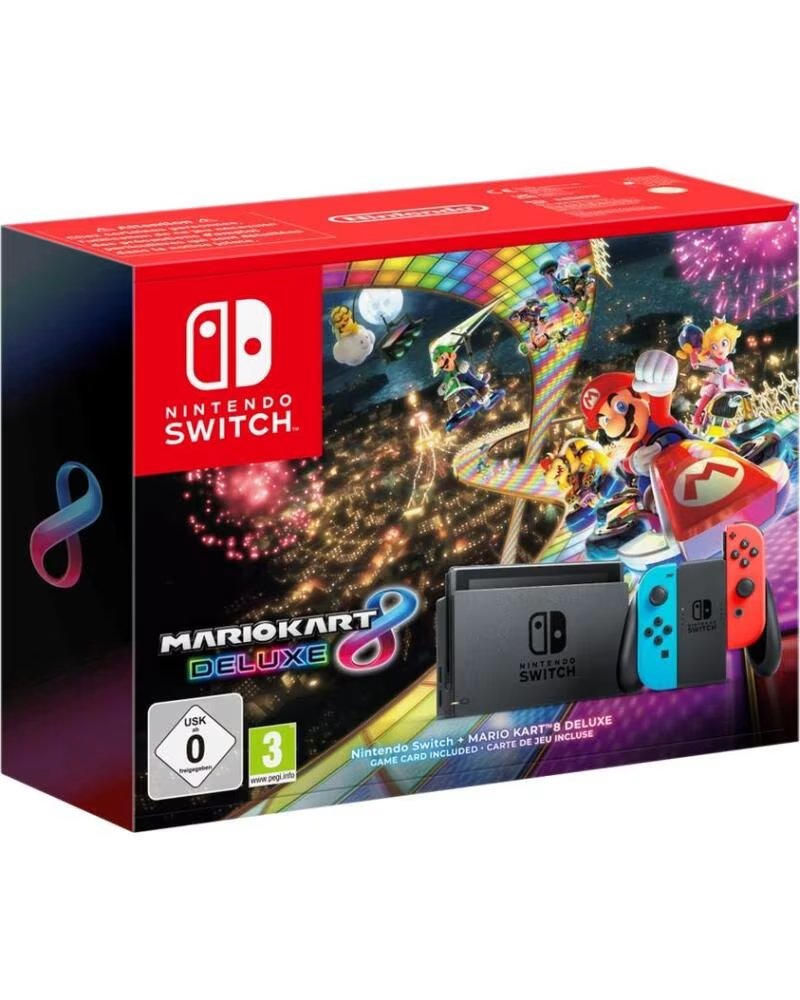 NINTENDO SWITCH CONSOLE PACK MARIO KART 8 DELUXE