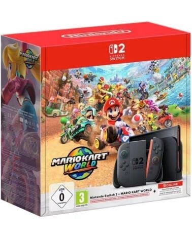 NINTENDO Consola switch 2 mario kart world 3 meses switch online