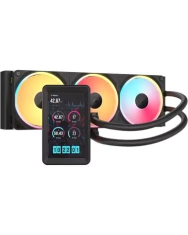 CORSAIR Kit refrigeracion liquida titan ii 360 ultralxlcd icue rgb 3x 120mm negro