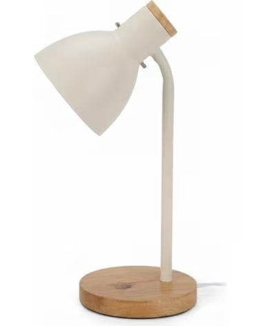 EXCELLENT LAMPE DE BUREAU AVEC BASE EN BOIS MULTICOLOR