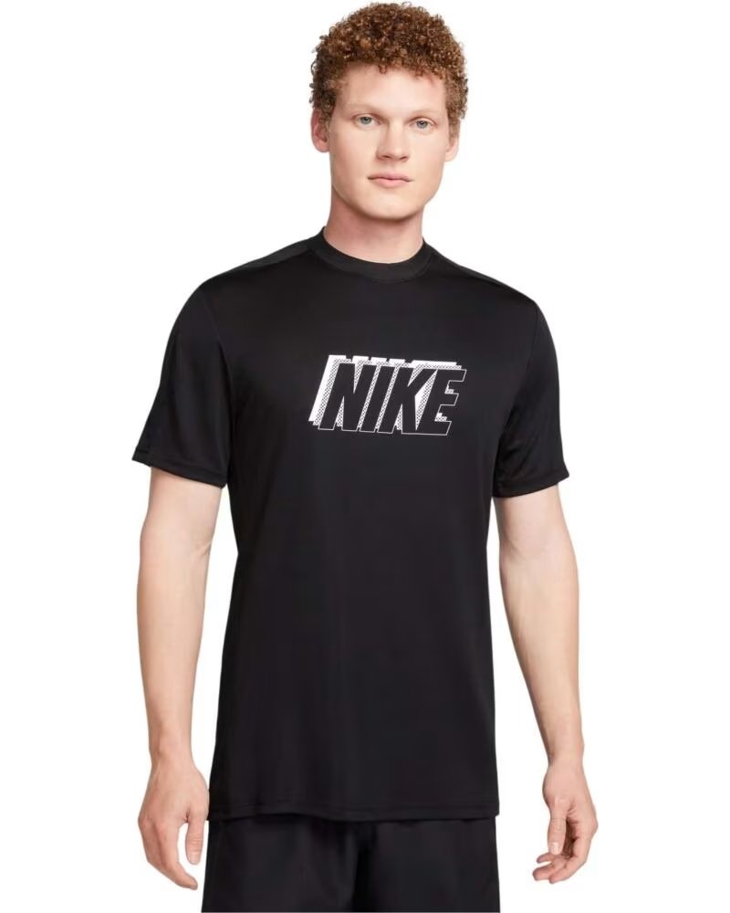 NIKE MAGLIETTA A MANICA CORTA FB6485-010 DA UOMO NERO NEGRO