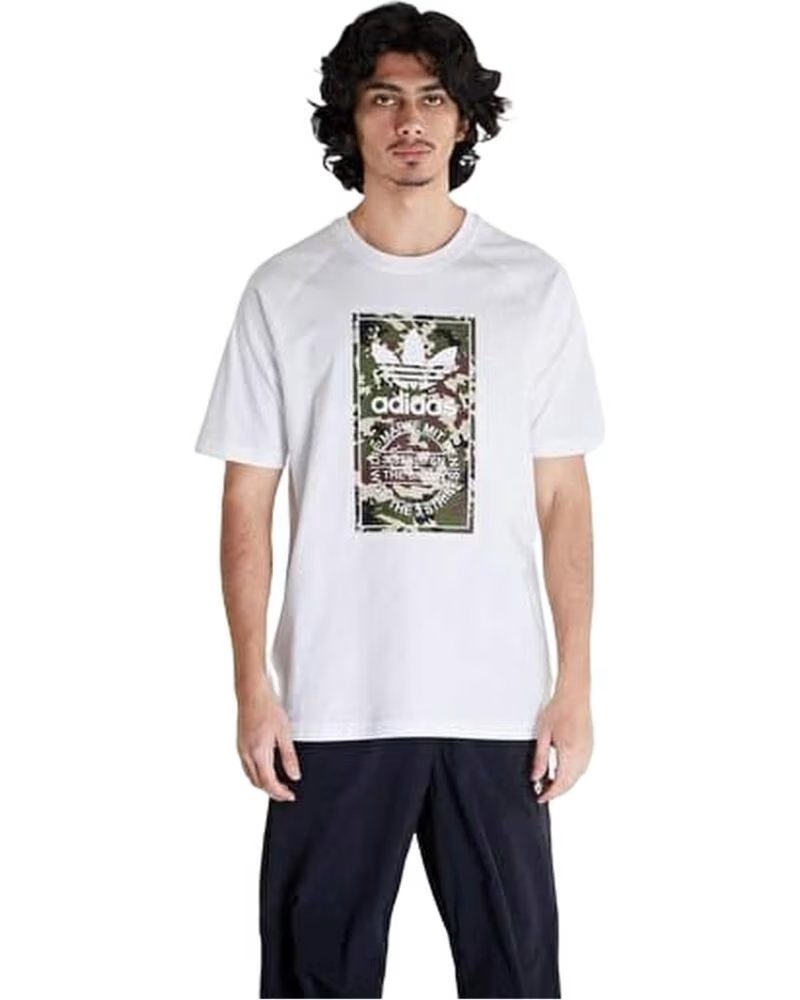 ADIDAS KURZARMSHIRT IS0248 CAMO TONGUE TEE WILPIN WEISS GRÜN VERDE