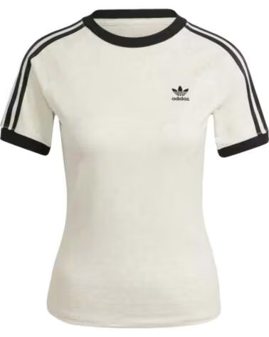 ADIDAS T-SHIRT A MANICA CORTA IR8104 3 S RGLN TEEWHTMEL BIANCO BEIG