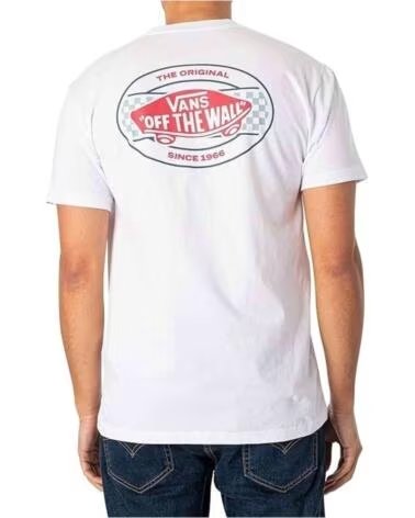 VANS OFF THE WALL CAMISETA DE MANGA CORTA WAYRACE TEE-B VN000FHKWHT BLANCO