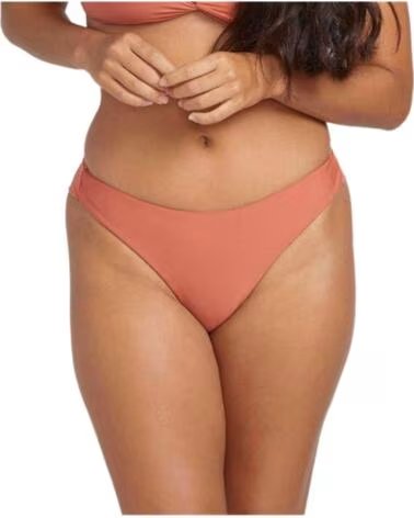 VOLCOM CUECA DE BIKINI O2112404ROS ROSA MULHER MULTICOLOR