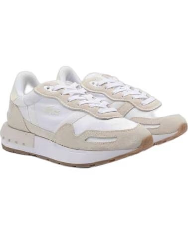 LACOSTE SCARPE DA RUNNING 48SFA010665T DONNA BIANCO BLANCO