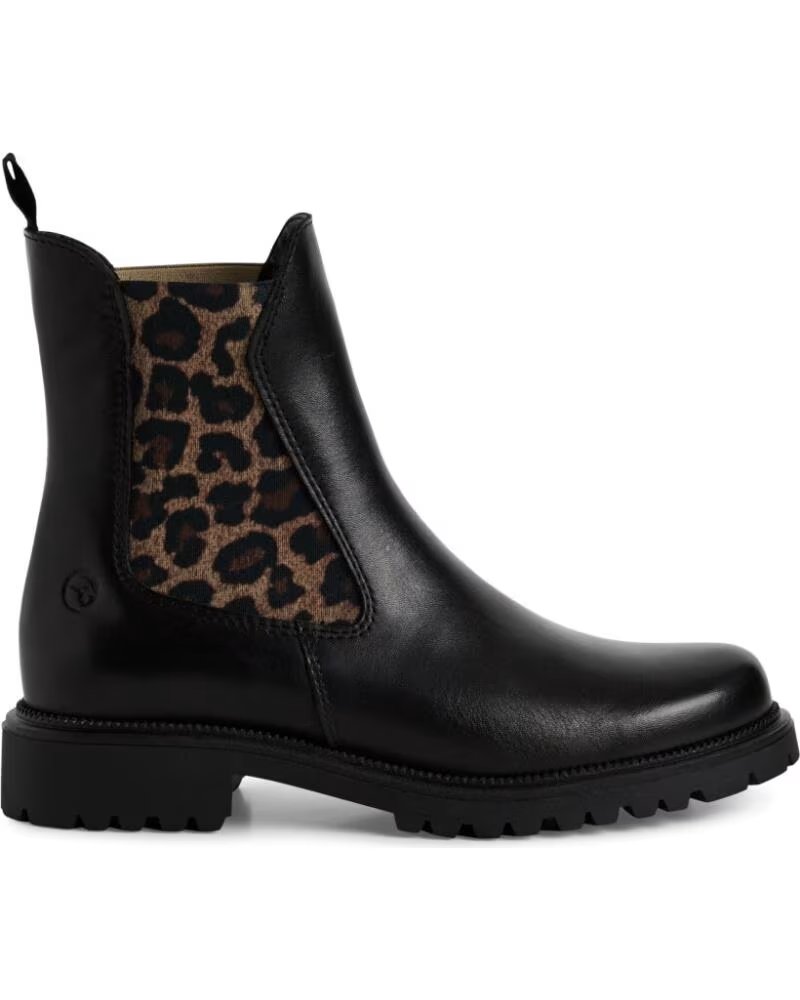 TAMARIS BOTTINES POUR FEMME EN CUIR NEGRO