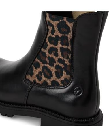 TAMARIS BOTTINES POUR FEMME EN CUIR NEGRO